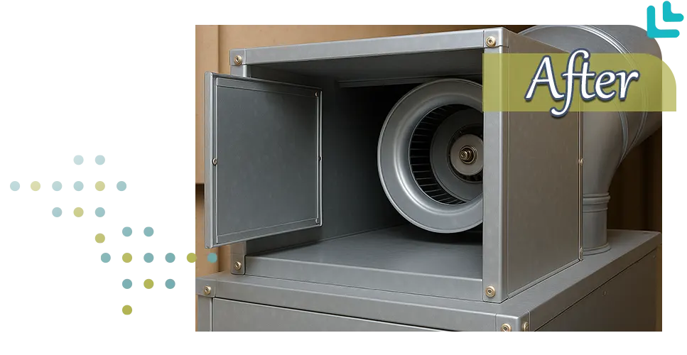 Furnace after cleaning