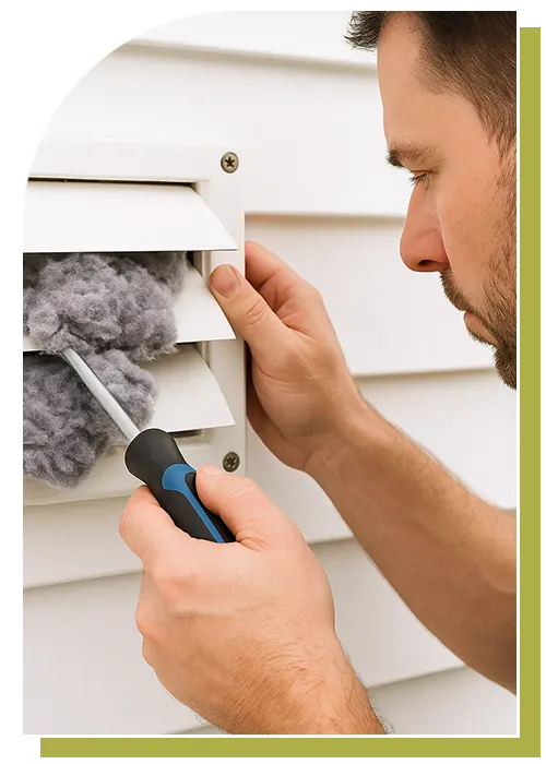 Unclog the Dryer Vent Katy TX